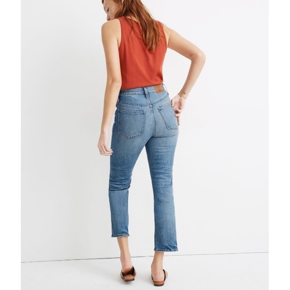 Madewell Rivet & Thread Cali Demi-Boot Jeans in Shetland Wash AK803 Size 26 - Picture 6 of 14